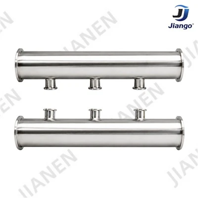 Stainless Steel Manifolds-4" Tri Clamp With 3 Ports